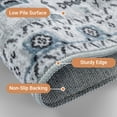 thumbnail image 7 of Sonoro Kate 10x12 Area Rugs for Living Room Bedroom, Non Slip Boho Machine Washable Indoor Floor Carpet, Blue-Gray, 7 of 7