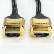 Blackweb 6ft HDMI Cable, 4K Movies and Games, Black Wire, HDTVs, DVD/Blu-ray Streaming Box 1-Piece