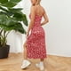 thumbnail image 3 of WILLBEST Vestidos para Mujer Verano Vestido Largo con Tirantes y Abertura En El Pecho para Mujer Mediana, 3 of 3