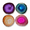 Mixed Color-3-4", variant on Gray Agate Coaster Set of 4, 4-5" for Coffee Wine Bar Glasses