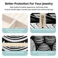 thumbnail image 3 of Black White Easter Travel Portable Square Jewelry Box for Rings Earrings Necklaces Bracelets Girls Women Display Case Holder Organizer Stand Storage Box, 3 of 6