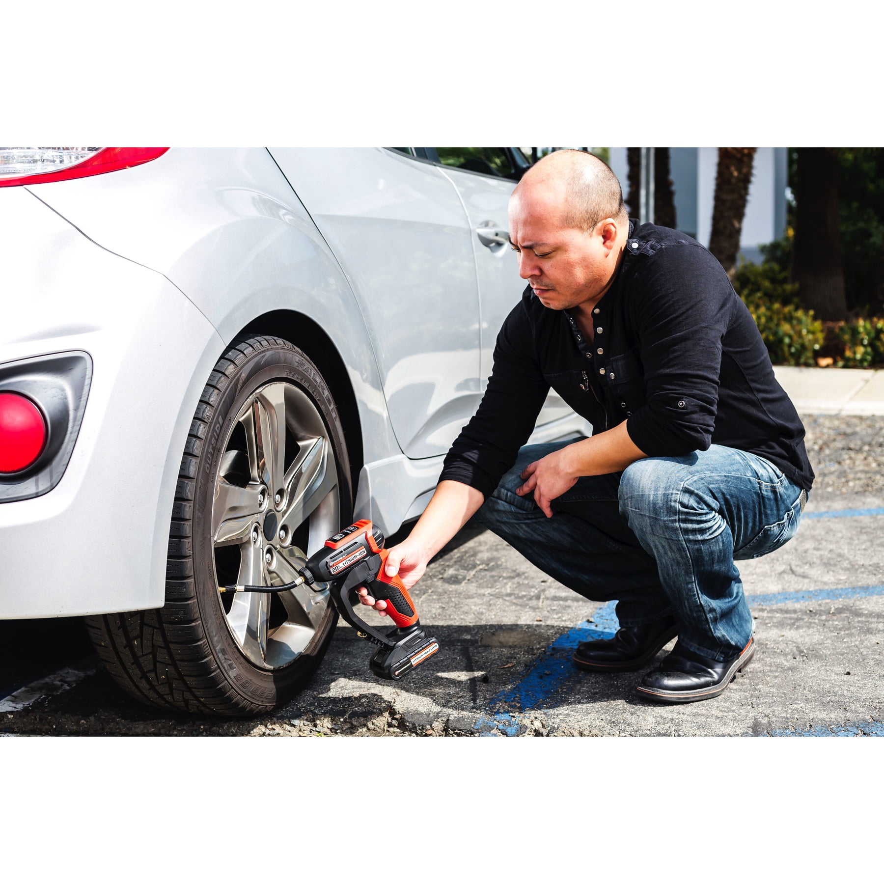 Powerbuilt 20V Lithium-Ion Cordless Tire Inflator - 240215