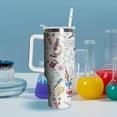 thumbnail image 6 of 40oz Chemistry Teacher Gifts Chem Tumbler with Handle and Straw, Chemical Stainless Steel Insulated Cup with Lid, Travel Coffee Mug Water Bottle, Birthday Gifts for Women Men, 6 of 6