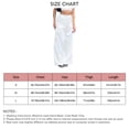 thumbnail image 5 of Pantalones anchos de pierna de color blanco puro con múltiples bolsillos para un estilo casual elegante, perfectos para viajes y eventos, talla M Piernas largas Embrace, 5 of 5