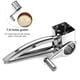 thumbnail image 4 of Shredder rotativo de la mantequilla de la mantequilla de la mantequilla de la mantequilla de acero inoxidable con la manija de la manivela Hierbs Grinder de cocción Gadget Gadget Gadeket 7-8 hoyo Eigraketly HA028276-02B, 4 of 7