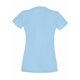 thumbnail image 2 of Camiseta casual de manga corta para mujer (Azul claro), 2 of 2