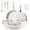 White 19pcs, variant on Gipp 9pcs Ceramic Cookware Sets, Pots and Pans Set Non Stick with Removable Handle, Oven & Dishwasher Safe,Camping Cookware