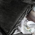 thumbnail image 5 of NTBAY 3 Piece Velvet King Duvet Cover Set with Zipper Closure and Corner Tie, Ultra Soft and Luxury Comforter Cover Set, 90"x104", Black, 5 of 5