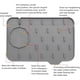 thumbnail image 5 of White silicone faucet handle, drip catcher, and sink protector mat for bathroom and kitchen accessories A, 5 of 5