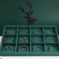 thumbnail image 2 of stanreset Velour Jewelry Tray Bracelet Earring Rectangle Shape Soft Organizer Pin Bangle Brooches Holder for Table Dresser Type 4, 2 of 8