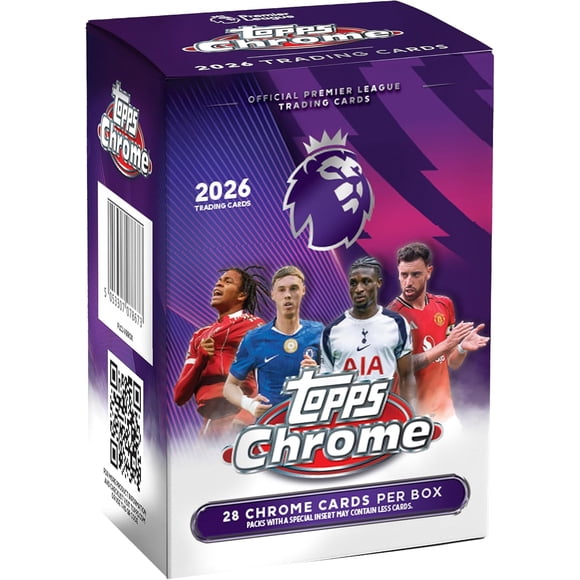 2026 Topps Chrome Premier League Soccer Value Blaster Box