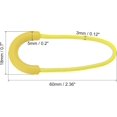 thumbnail image 2 of Shiyou-Rallonge de Poignée à Fermeture Éclair, Lot de 20 Rallonges en Plastique en Forme de U pour Bagages et Sacs à Dos, Jaune, 2 of 4