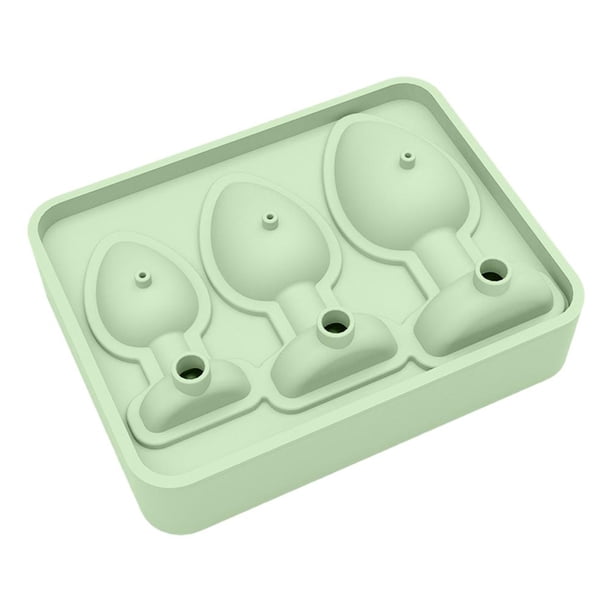 SGACAI Bandeja con molde para cubitos de hielo, divertida y divertida bandeja de silicona para cubitos de hielo, para whisky, cócteles, brandy y bebidas de jugo, regalo para fiestas