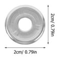 thumbnail image 2 of LEEYNEER 2 Packs License Plate Screws Stainless Steel License Plate Car Tag Bolts License Plate Fasteners For Fastening, 2 of 8
