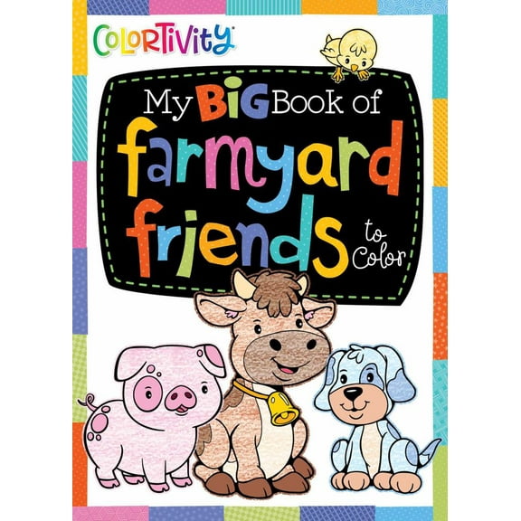 My Big Book of Farmyard Friends to Color (Paperback)