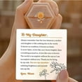 thumbnail image 6 of Womens Adjustable Rotating Sunflower Ring Zircon Inlaid Copper White Color Plated Durable Fashion Jewelry Gift, 6 of 8