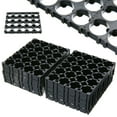 thumbnail image 3 of Thinsony Battery Cells Plastic Holder 4x5 Slots Rechargeable Batteries Stand Rack Storage Bracket, 3 of 7