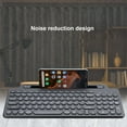 thumbnail image 4 of Wireless BT Keyboard 2.4GHz Keyboard Desktop Ultra-thin Keyboard Tablet PC Mobile Phone Slot with Touchpad for Tablet PC Mobile Phone Laptop Notebook, 4 of 7