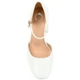 thumbnail image 5 of Journee Womens Hesster Mary Jane Mid Block Heel Square Toe Pumps, Widths Available, 5 of 10