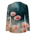 thumbnail image 4 of Long Sleeve Blouses for Women Casual Plus Size Women's Shirts Casual Spring Pullover Shirts for Women My Items, 4 of 5