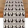 thumbnail image 2 of BAOPAI Easter Table Runner with Happy Bunny Designs for Spring and Summer Holiday Decor, Durable Easy Clean Linen Fabric for Indoor Outdoor Kitchen Dining Table Decoration, 2 of 6