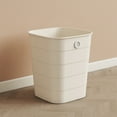 thumbnail image 7 of Btomtd Lidless Household Trash Can Kitchen Bedroom Toilet Garbage Can Open Top Practical Wastebasket, White, 7 of 7