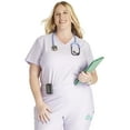 thumbnail image 3 of Cherokee Form Scrubs Top For Women Tuckable V-Neck CK819, 3 of 9