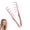 Pink, variant on Texture Comb – Volumizing Comb for Men & Women, Hair Texture Comb with Wide & Fine Teeth, Anti-Frizz Fluffy Styling Tool for All Hair Types(Black)