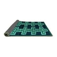 thumbnail image 2 of Ahgly Company Indoor Rectangle Southwestern Turquoise Blue Country Area Rugs, 2' x 3', 2 of 4