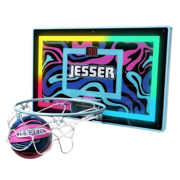 Minicanasta de baloncesto Jesser Hoop Over The Door para niños a partir de 6 años
