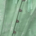 thumbnail image 3 of CHUMUD Corset Tops for Women Bustier Shapewear Lingerie Lace Tied Renaissance Overbust Corset Push Up Bodysuit, 3 of 5