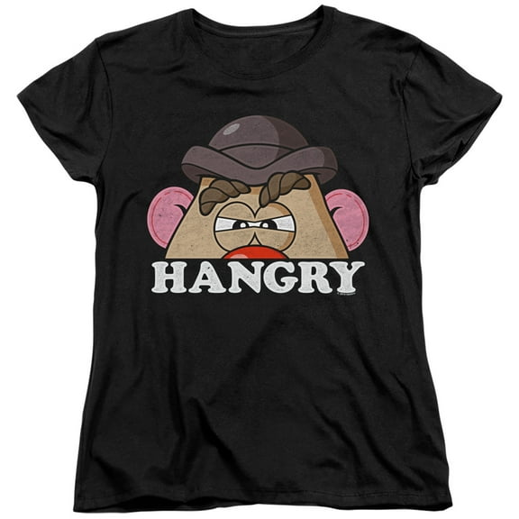 Mr Potato Head Hangry S/S Women's T-Shirt Black