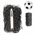 thumbnail image 2 of JFN Kit de Réparation de Filet pour 36 Nylon 4 Pouces, Filet de Soccer Noir, 2 of 4