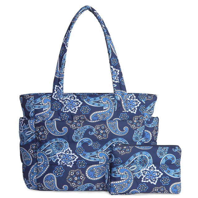 Bolsa acolchada con diseño superior, ligera para mujer, capacidad de 20 litros