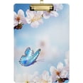 thumbnail image 1 of FMSHPON Cherry Blossoms Blurred Clipboard Hardboard Wood Nursing Clip Board and Pull for Standard A4 Letter 13x9 inches, 1 of 7