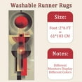 thumbnail image 6 of Hallway Runner Rug 2'x6' Washable Area Rugs Non Slip Laundry Rug Runner Floor Carpet Runners for Hallways Entryway Laundry Room Kitchen, 6 of 11