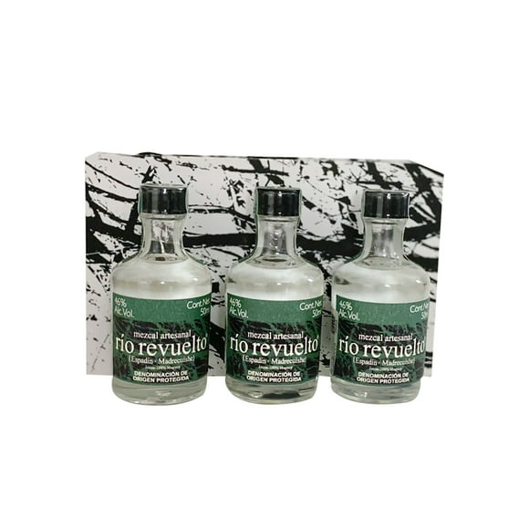 Caja de pulgas Rio Revuelto Ensamble Mezcal Artesanal 50ml Rio Revuelto CPRRV50