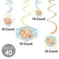 thumbnail image 5 of Big Dot of Happiness Noah's Ark - Baby Shower Hanging Decor - Party Decoration Swirls - Set of 40, 5 of 8