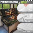 thumbnail image 6 of Uorisanigo RV Dinette Cushion Covers - Stretchable Camper Cushion Covers Booth Seats with 1 Backrest & 1 Bench Cover - Universal Fit & Machine Washable(Camo American Flag Deer Hunter), 6 of 7