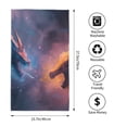 thumbnail image 2 of Rateoe Watercolor Sky Dragon Pattern Microfiber Towel, Beach Towel, Pool Towel, Quick-dry Travel Towel, Soft and Plush towel, Absorbent Towel-27.5x16 Inch, 2 of 6