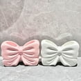 thumbnail image 6 of Bow Tooth Brush Holder for Bathroom, Toothpaste Holder for Bathroom Bowtie Toothbrush Holder with Cute 2 Slots, Home Countertop Accessories for Bathroom Bow Decor Portable Quick Dry (White), 6 of 12