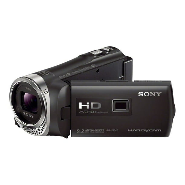 HDR-PJ340/B HD Camcorder 30x Optical Zoom, 2.7" LCD SteadyShot Image Stabilization - Walmart.com
