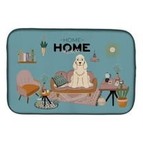 Carolines Treasures CK7939DDM Buff Cocker Spaniel Sweet Home Dish Drying Mat 14 x 21" multicolor