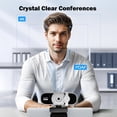 thumbnail image 5 of RONY 4K Webcam with Auto Focus & Noise-Canceling Mic Plug & Play PC Camera Compatible with Windows 10/8/7, Vista/7/8/10, Silver, 5 of 11
