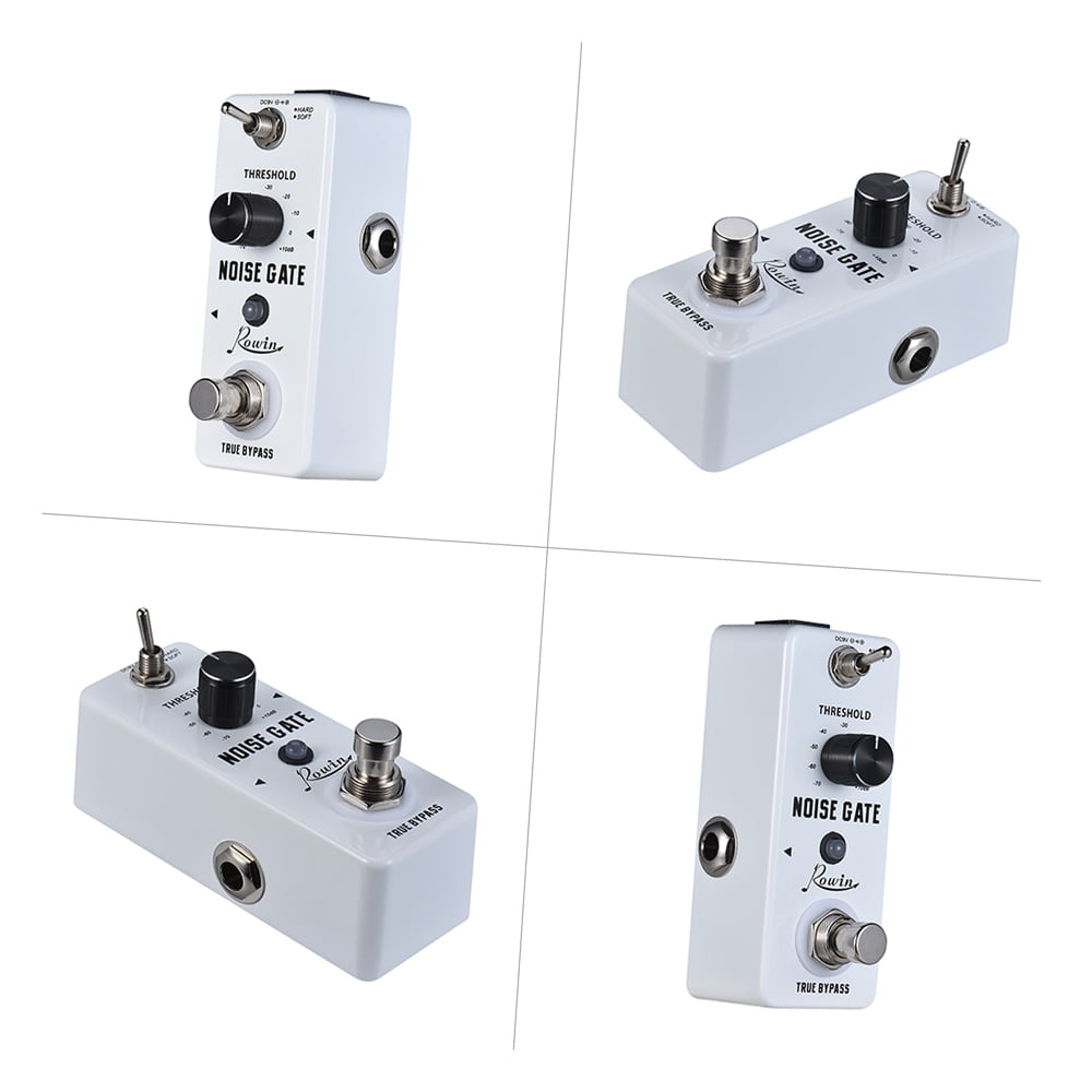 Rowin Noise Gate Reduction Guitar Effect Pedal 2 Modes Aluminum Alloy Shell True Bypass