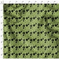 thumbnail image 4 of Soimoi Green Rayon Fabric Dots & Circle Geometric Decor Fabric Printed Yard 42 Inch Wide, 4 of 5