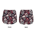 thumbnail image 3 of Cauagu Rose Flowers Print Women's 2 in 1 Running Shorts Athletic Workout Gym Yoga Shorts Running Shorts for Women-Medium, 3 of 7