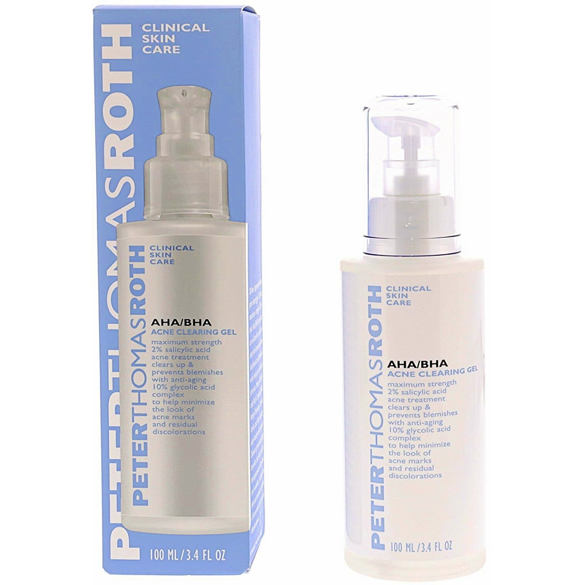 Peter Thomas Roth AHA/BHA Acne Clearing Gel 3.4 oz / 100 ml (FREE SHIPPING)