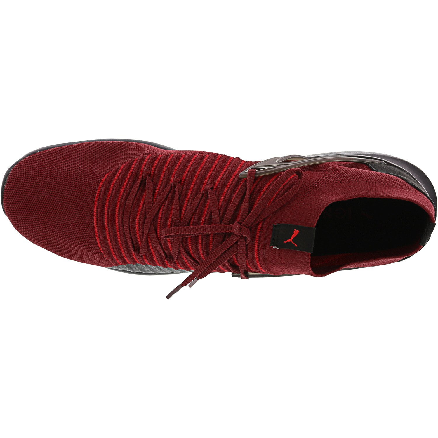 Puma Men s Ferrari Evo Cat Sock Lace Pomegranate Rosso Corsa Black Ankle High Fabric Running 12M Walmart