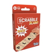 Scrabble Slam! Card Game, Fast and Fun Family Games for Kids, Teens, and Adults, Ages 9+